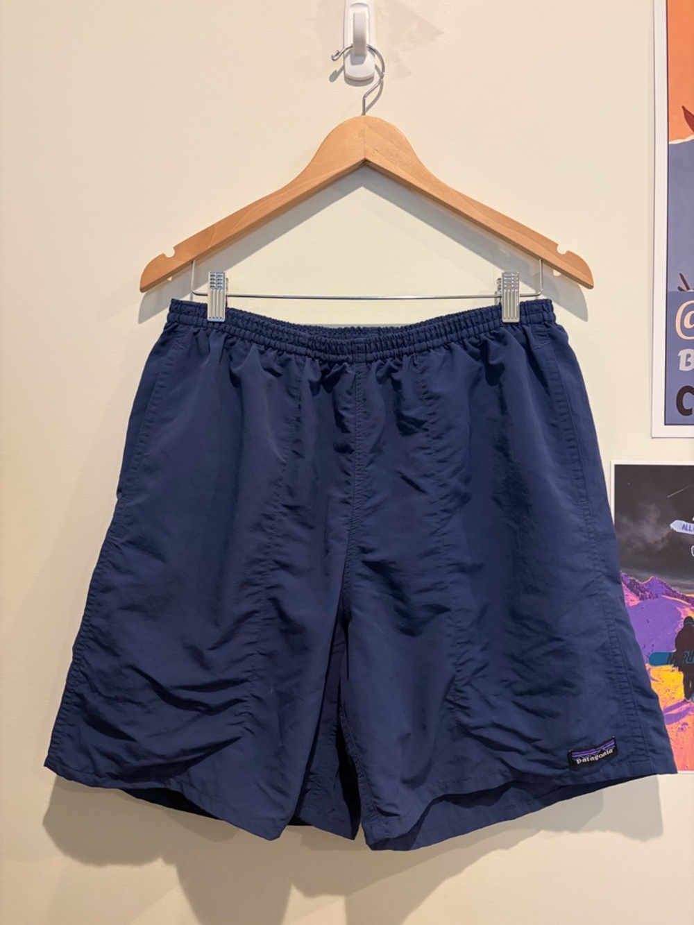 Patagonia Dark Navy Blue Men's Casual Swim Shorts